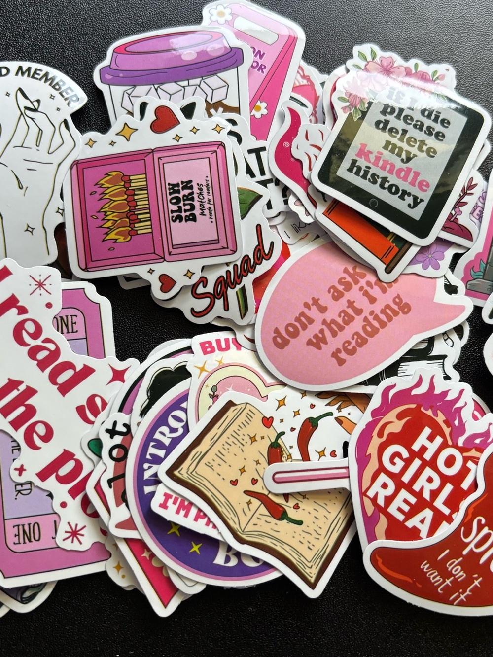 Spicy book stickers -set of 50